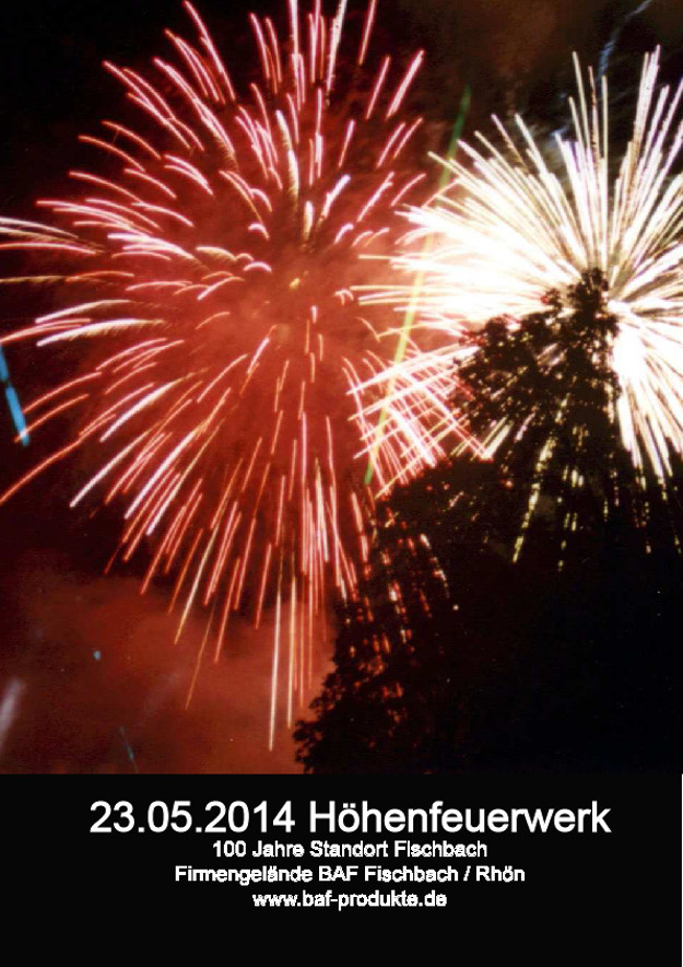 23 05 2014 Spektakulaeres Hoehenfeuerwerk