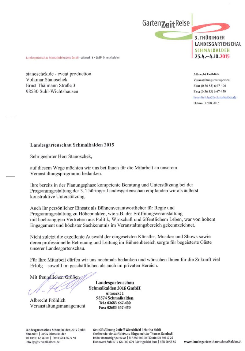 2015 Referenz Landesgartenschau